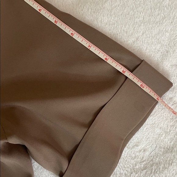 Silky Taupe Vintage Express Blouse with Hidden Buttons. - Picture 7 of 16